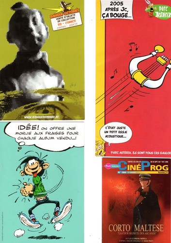 TINTIN/GASTON/ASTERIX/CORTO